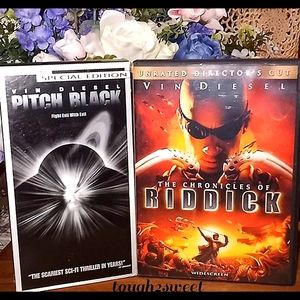 🍿MOVIE NIGHT🍿VIN DIESEL "CHRONICLES OF RIDDICK" DVD 2000 "PITCH BLACK"